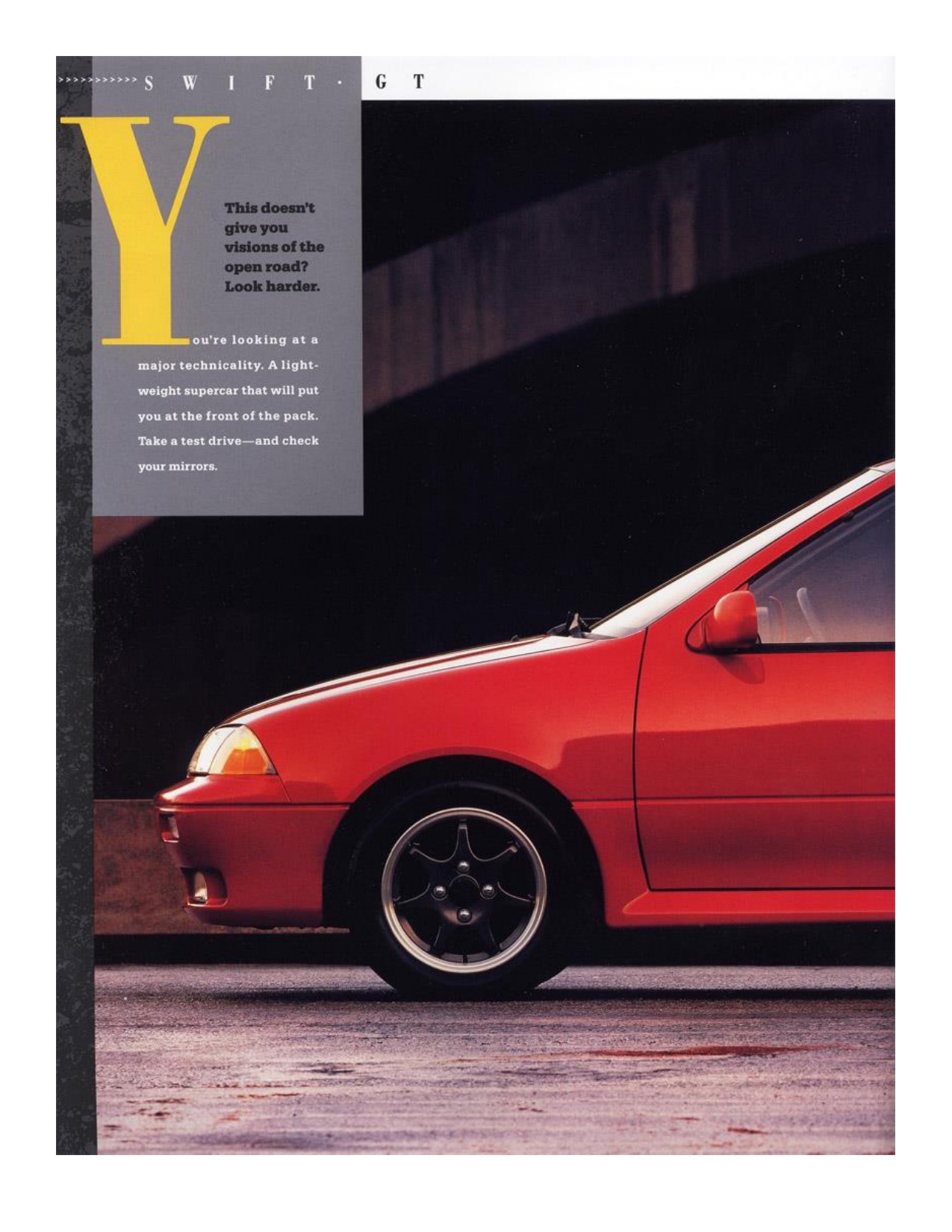 1989 Suzuki Swift Brochure Page 20